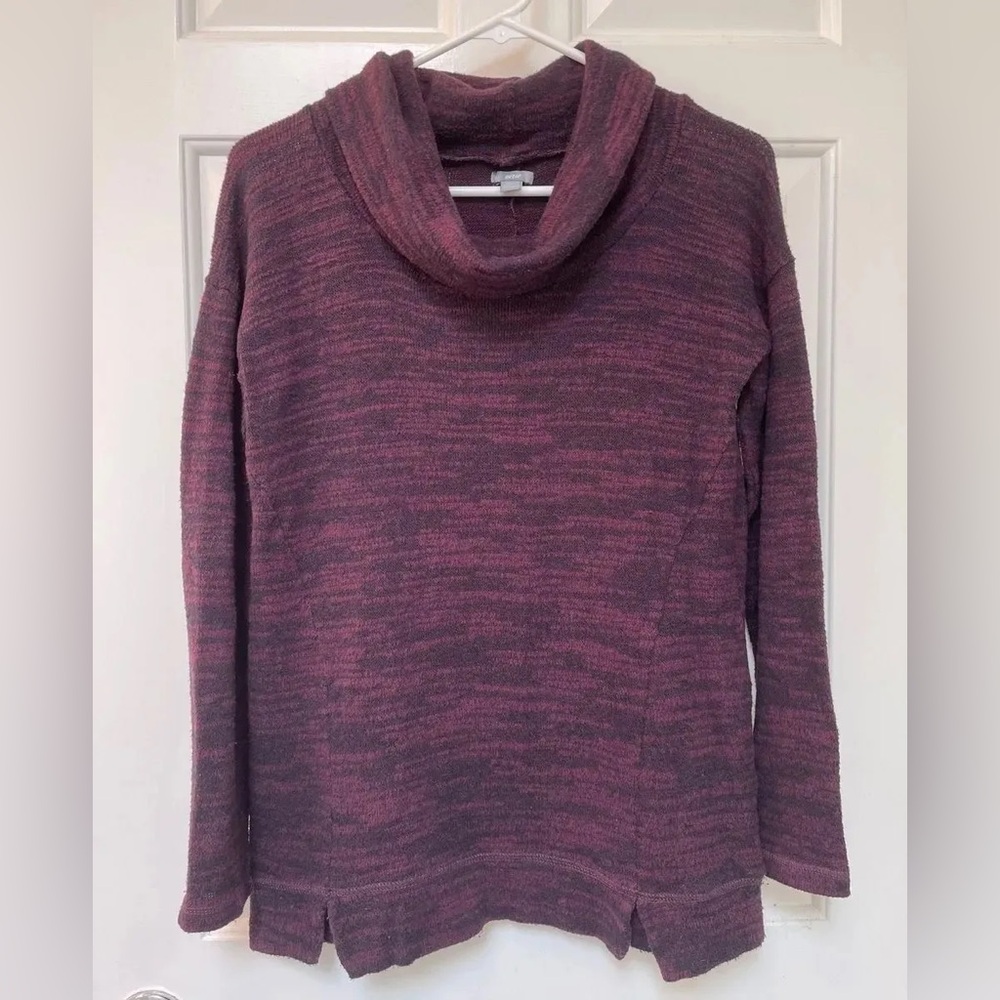 Aerie Maroon Cowl Neck Sweater